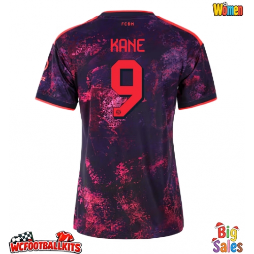 Bayern Munich Harry Kane #9 Replica Third Stadium Shirt for Women 2026-27 Short Sleeve